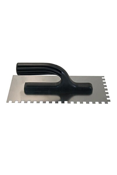 Artool Gletiera inox cu zimti, 6x6 mm, maner plastic, 13x27 cm