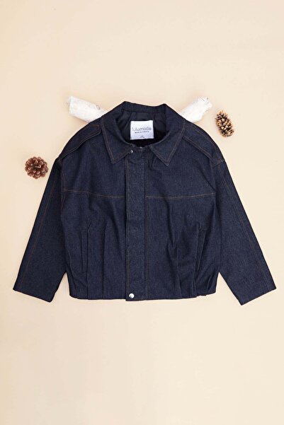 Fulla Moda Jakna za devojčice sa patentnim zatvaračem Nabrano