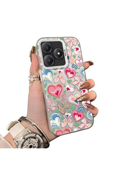 ucuc حافظة حماية للعدسات من السيليكون الصلب أكريليك درجة متوافقة مع Realme C6...