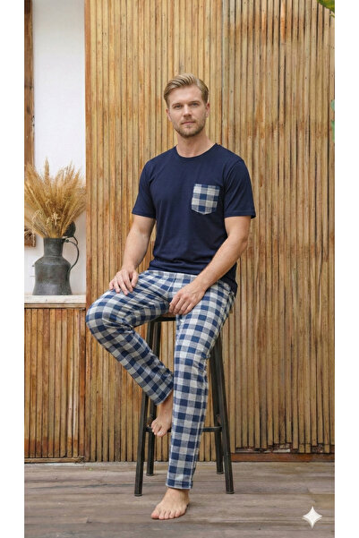 Ayans Pijama Letnji Pamuk komad Pamučni džersej ( Single jersey ) muški pidža...