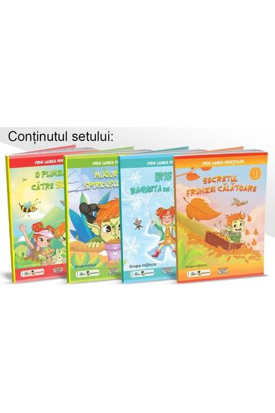 Editura EDU Educational set - Through the world of stories (middle group)