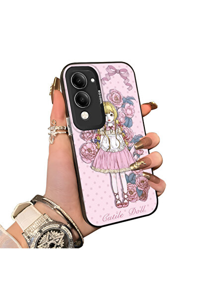 ucuc حافظة حماية من السيليكون الصلب أكريليك درجة متوافقة مع Vivo Y19S GT مع ح...