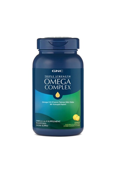 G.N.C GNC Triple Strength Omega Complex 90 Yumuşak Kapsül