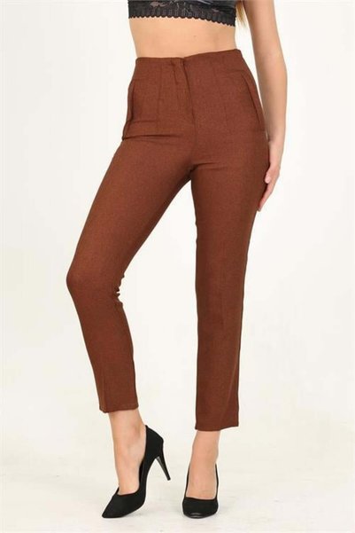 Dipmoda pantaloni de birou pentru femei Tile talie înaltă nou sezon DPQNS029
