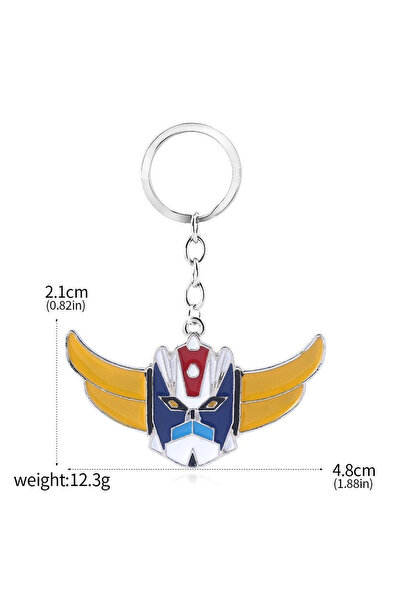 Choice3 MINISO K00245-04 Anime Mazinger Z Keychain UFO Robot Grendizer Logo K...