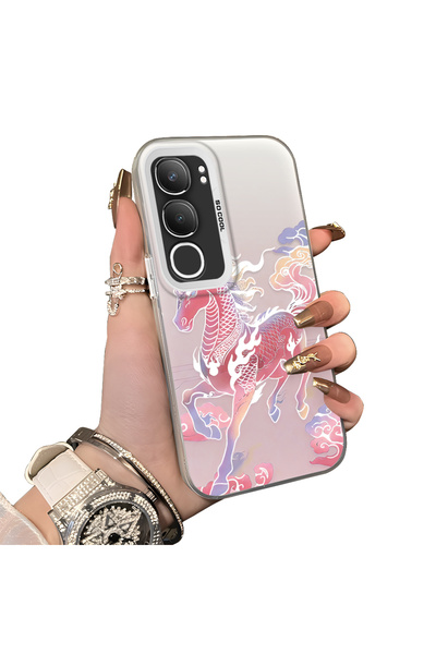 ucuc حافظة حماية لعدسة الهاتف Vivo Y19S 4G/Y19S Pro متوافقة مع Hard أكريليك B...