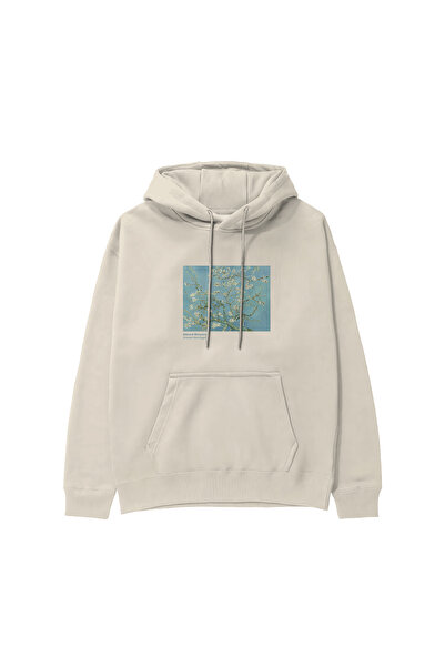 The Lucid Lab Almond Blossoms Hoodie - Cream