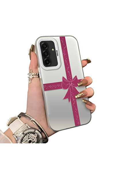 ucuc حافظة حماية لعدسة الهاتف من السيليكون الصلب أكريليك متوافقة مع هاتف سامس...