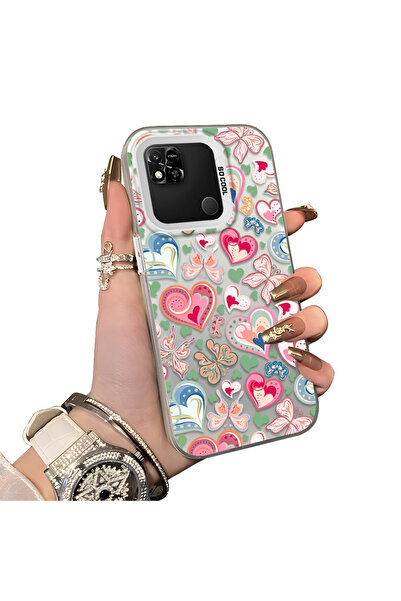 ucuc حافظة حماية للعدسات من السيليكون الصلب أكريليك درجة متوافقة مع Redmi 9C/...