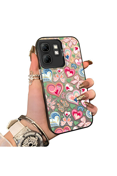 ucuc حافظة حماية للعدسات من السيليكون الصلب الأكريليكي المتوافق مع هاتف Infin...