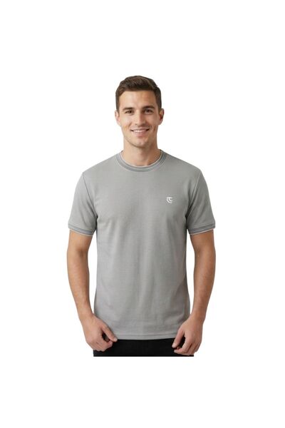 trender Ovratnik i rukav sa O izrezom Sa ukrasnim detaljima Muškarci T-shirt ...