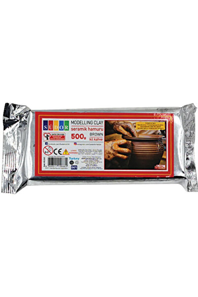 Südor Seramik Kil 500 g Kahverengi (KİL262)