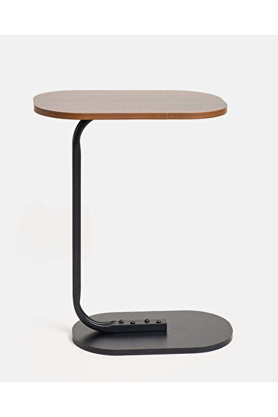 REDTAG Walnut Rectangular Side Table – 60 cm Height