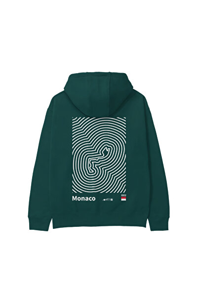 The Lucid Lab Circuit De Monaco Artwork Hoodie - Dark Green