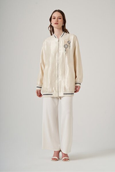 Nuss 6038 Stone Embroidered Jacquard Bamber Cap