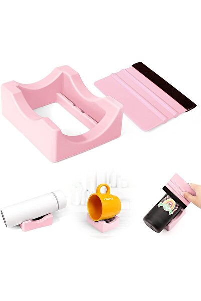 Arabest حامل سيليكون للنظارات، حامل متين مع مكشطة من اللباد تُستخدم لوضع ملصق...