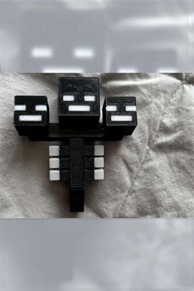 BytexStore 3D Minecraft Wither Oyuncak