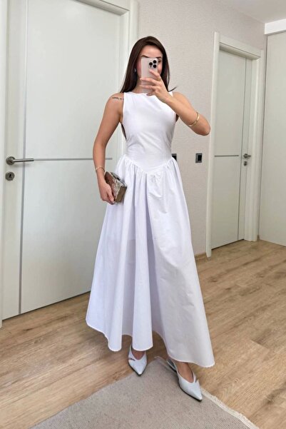 Hiccup JANES Εφαρμοστό Αμάνικο Μίντι Φόρεμα