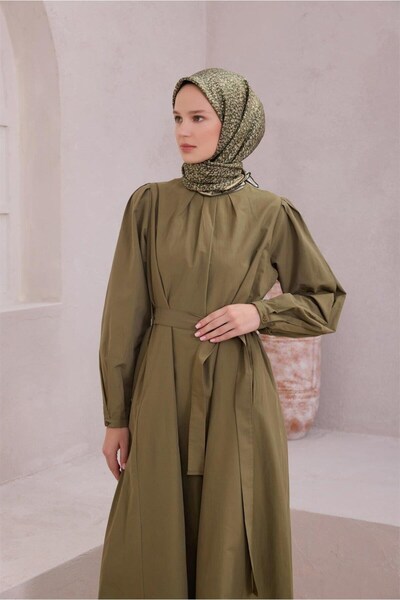 Belli Eșarfă Twill mătase - 4208-06 Verde