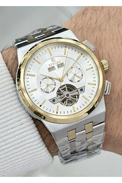 Reward Çelik Kordon Fonksiyonlu Su Geçirmez Orijinal 2 Yıl Garantili Erkek Ko...