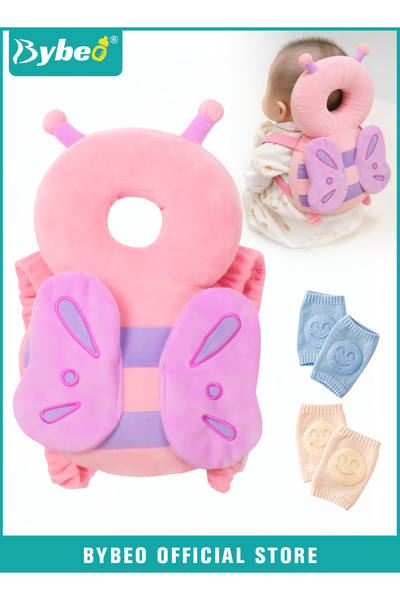 BYBEO وسادة حماية رأس الطفل، حقيبة ظهر قابلة للتعديل لحماية رأس الطفل، وسادة ...