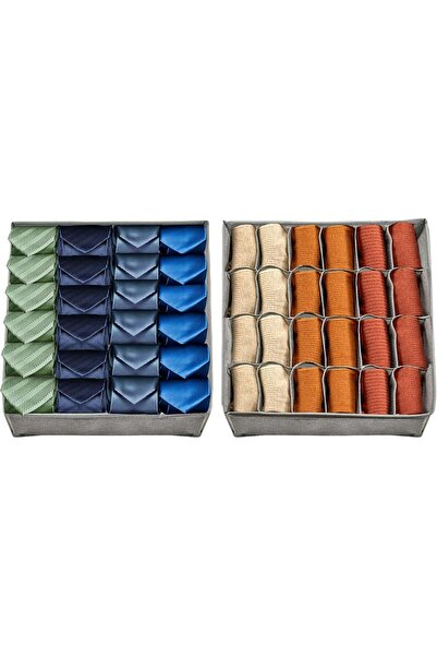 Arabest Foldable storage box for socks, underwear, ties and belts, porous des...