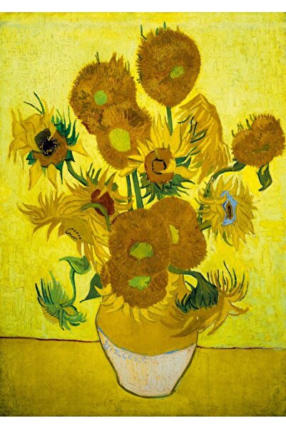 Bluebird Puzzle 1000 piese Puzzle - Vincent Van Gogh: Sunflowers, 1889 (Art-b...