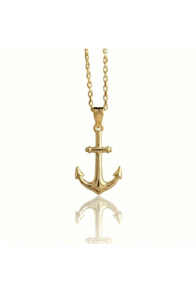 Ashak Accessories Kadın 925 Ayar Gümüş Zincirli Gemi Çapa Deniz Çapası Light ...