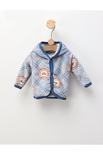 MiniKids Cocolino Lion sweatshirt, blue