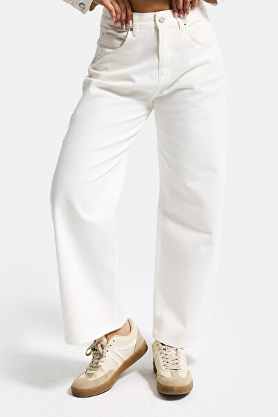 it's basic Ženske off-white 7s6-101 široke niskog struka Tokyo 100% pamuk Den...