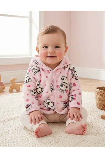 MiniKids Cocolino Kittens Sweatshirt, pink