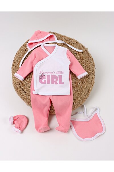 MiniKids 5 piece costume, Mommy\'s Little Girl, white and pink