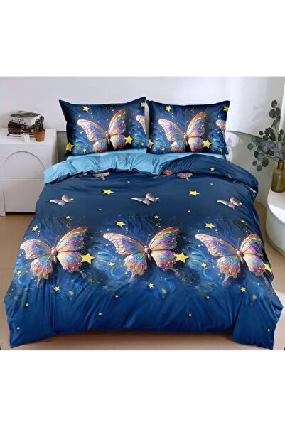 CHIRASO CHIRASO Bedding Set, 4 Pieces, Satin Cotton, ELASTIC Sheet 180X200cm,...