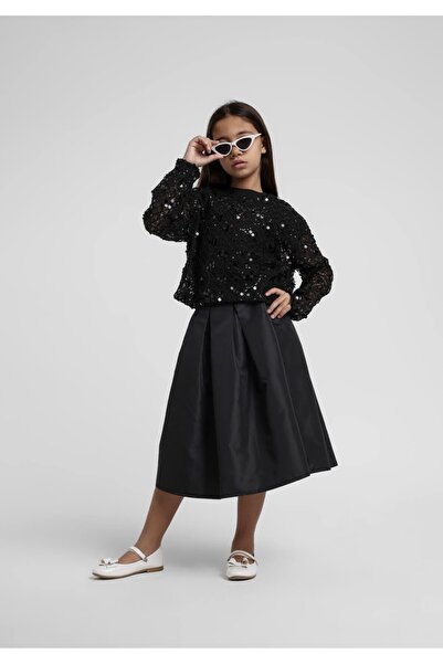 Escabel Girl's Skirt Blouse Set