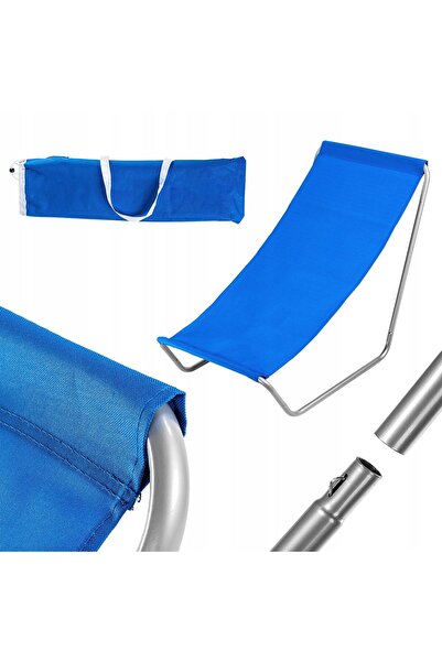 KADAX Șezlong pliabil de grădină pentru turiști pe plajă cu husă pentru geantă