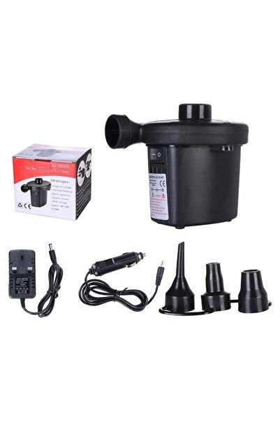 Generic مضخة هواء كهربائية محمولة سريعة التعبئة بثلاث فوهات