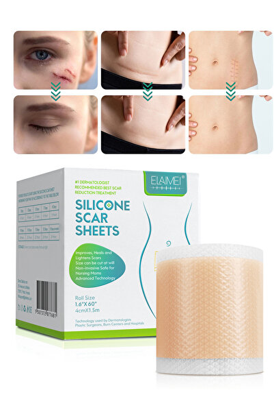 ELAIMEI Silicone Scar Sheets, Safe Breathable Comfortable Long-Lasting Result...