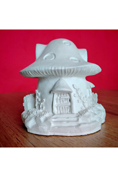 OEM Decoratiune din ipsos Casuta Ciuperca, 9x10cm