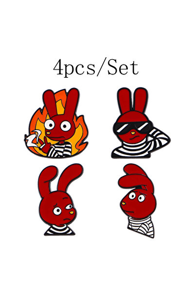 Choice13 18 3-10pcs/Set Classic Cartoon Characters Enamel Pin Brooch for Woma...