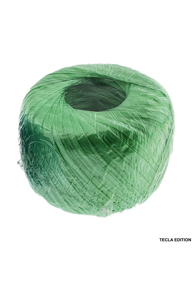 TECLA EDITION Unicolor ribbon-type raffia twine, 200g ball, for crafts and de...