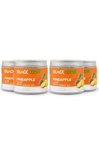 Black Odor معطر جو للسيارة برائحة الأناناس، مع زيوت عطرية طبيعية، عطر يدوم طو...