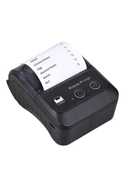 BSMBIOO طابعة إيصالات حراري لاسلكية محمولة بتقنية بلوتوث، مقاس 58 مم (2 بوصة)...