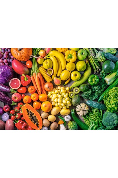 Castorland Puzzle 1500 piese - Rainbow of Vitamins (Castorland-152124)