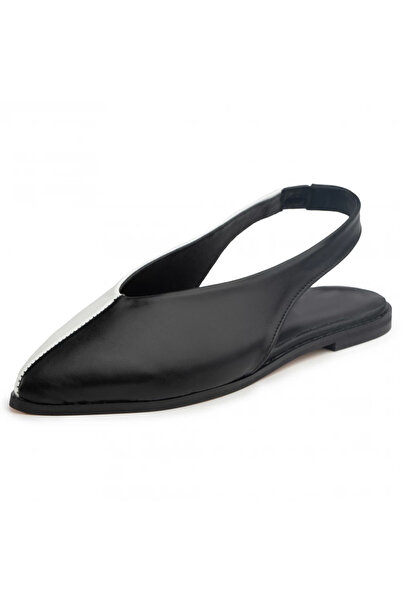 OEM Pantofi din piele naturală 035 negru-alb