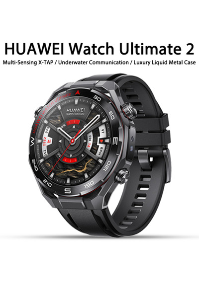 Huawei ساعة WATCH Ultimate 2 الذكية، تعمل بنظامي iOS و Android، وتدعم مكالمات...