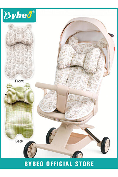 BYBEO Baby Stroller Cushion Pad, Universal Baby Car Seat Pad Liner, Double-Si...