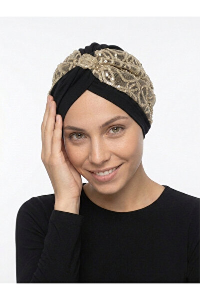 elysianfidan Special Design Black-Beige Geometric Patterned Lined Ready-Made ...