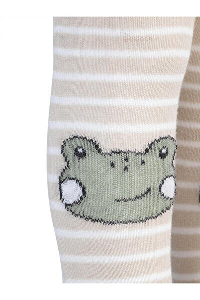 Civil Baby Frog 6-18 месеца бебешки чорапогащи за момчета - зелени 12 месеца