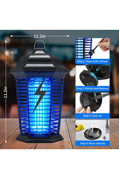 Generic Mosquito Killer Lamp Bug Zapper, 20W Electric Mosquito Zapper, Powerf...