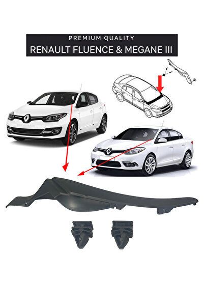 RMS Renault Fluence, Megane 3 Uyumlu Ön Cam Sol Izgara Bakaliti (2009-2016), ...